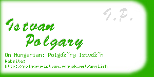 istvan polgary business card